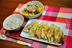ZIPのレシピ・ごろっとMIX豆ギョーザ
