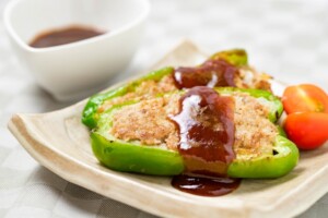 ノンストップのレシピ・七五三掛流 ピーマンの肉づめ