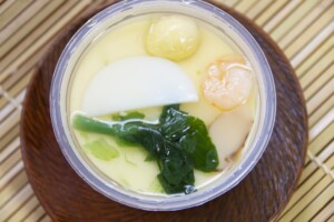 きょうの料理のレシピ・あさりの冷製茶碗蒸し