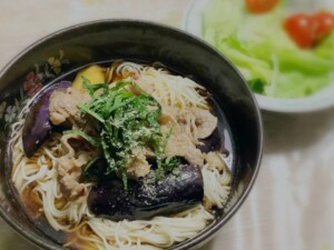 どさんこワイド179のレシピ・夏野菜の揚げびたしそうめん