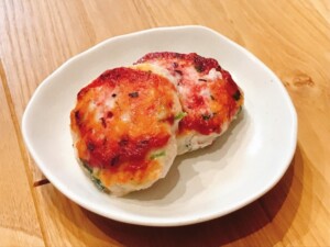 昼めし旅のレシピ・カニ風味かまぼこ入りハンバー