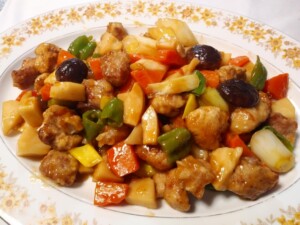 青空レストランのレシピ・三崎マグロのカツ 夏野菜ソース