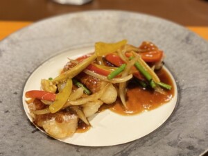 青空レストランのレシピ・千年鯛の黒酢あんかけ