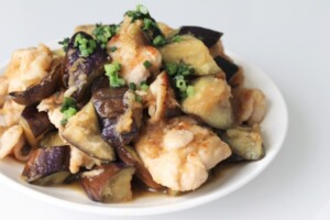 きょうの料理のレシピ・なすと鶏肉の焼きびたし