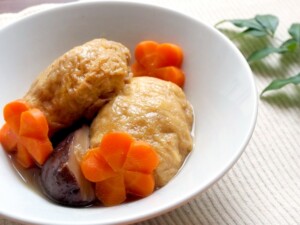 昼めし旅のレシピ・豚ひき肉としらたきの巾着煮