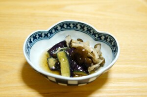 昼めし旅のレシピ・ナスとキノコの揚げ浸し