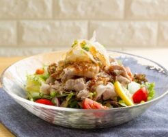 キューピー3分クッキングのレシピ・ゆで豚のごまだれ麺サラダ