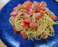 平野レミの早わざレシピ・おツナ吸いとりパスタ