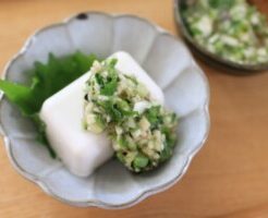 ヒルナンデスのレシピ・おくらと大葉のだし風