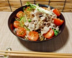 きょうの料理のレシピ・豚しゃぶのスピードあえ麺