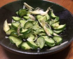 昼めし旅のレシピ・きゅうりの新生姜和え