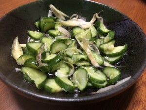 昼めし旅のレシピ・きゅうりの新生姜和え