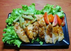 昼めし旅のレシピ・特製タマネギソースのポークソテー