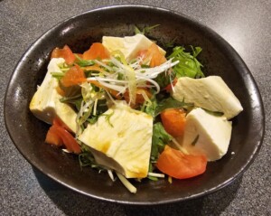 どさんこワイド179のレシピ・塩豆腐とトマトのサラダ