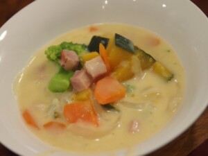 あさイチのレシピ・夏野菜たっぷり じゃがいもの冷製スープ
