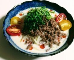 DAIGOも台所のレシピ・冷やし豆乳担々麺
