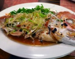 青空レストランのレシピ・千年鯛の中華蒸し