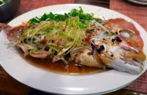 青空レストランのレシピ・千年鯛の中華蒸し