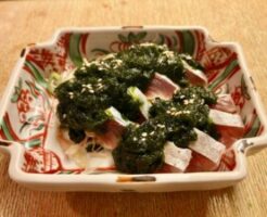 どさんこワイド179のレシピ・しめ鯖の翡翠おろしがけ