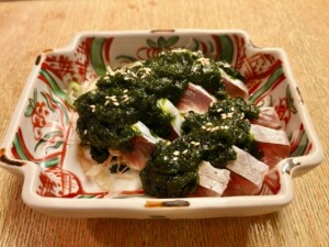 どさんこワイド179のレシピ・しめ鯖の翡翠おろしがけ