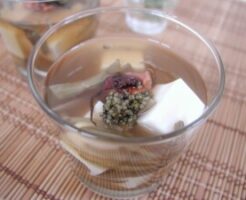 どさんこワイド179のレシピ・梅豆腐の寒天寄せ