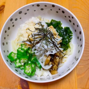 DAIGOも台所のレシピ・梅とろとろうどん