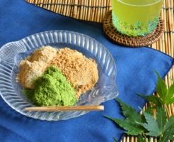 ZIPノンストップのレシピ・もちもち濃厚豆乳きな粉餅