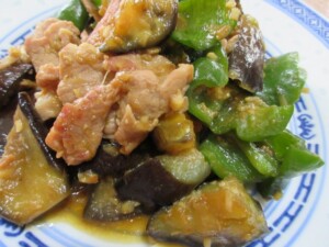 昼めし旅のレシピ・ナスとピーマンのしん焼き