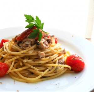 あさイチのレシピ・冷凍ミニトマトとツナの和風パスタ