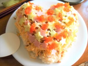 クックルンのレシピ・キラキラ七夕ちらしずし