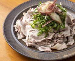 キューピー3分クッキングのレシピ・ふんわり豚しゃぶの薬味あえ