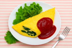 ヒルナンデスのレシピ・わかめオムレツ