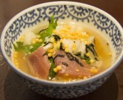 ウワサのお客さまのレシピ・マグロのだし茶漬け