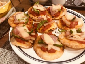 ZIPのレシピ・ミニカレーピザ