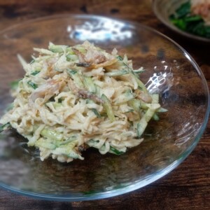 きょうの料理のレシピ・切り干し大根と長芋の梅あえ