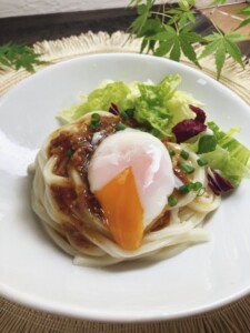 水野真紀の魔法のレストランのレシピ・洋風ぶっかけうどん