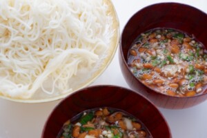 ノンストップのレシピ・ひっぱりそうめん