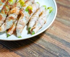 きょうの料理ビギナーズのレシピ・オクラの豚肉巻き