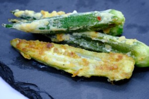 きょうの料理ビギナーズのレシピ・オクラのピリ辛マヨネーズ焼き