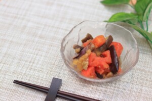 きょうの料理ビギナーズのレシピ・揚げなすのサラダ