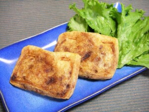 ZIPのレシピ・カレーとねぎの油揚げはさみ焼き