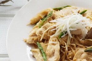 ZIPのレシピ・ネギとえのきの鶏巻き
