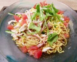 DAIGOも台所のレシピ・トマトと青ジソの和え麺