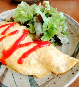 ウワサのお客さまのレシピ・納豆パプリカオムレツ