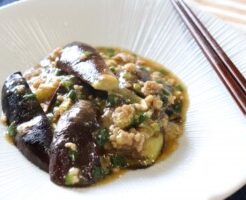 なないろ日和のレシピ・梅入り麻婆茄子