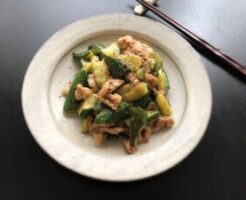 きょうの料理ビギナーズのレシピ・きゅうりと牛肉の韓国風炒め