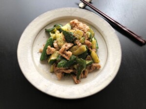 きょうの料理ビギナーズのレシピ・きゅうりと牛肉の韓国風炒め