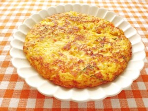 どさんこワイド179のレシピ・もやしとケチャップライスのお焼き