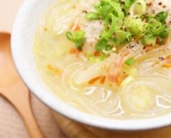 きょうの料理のレシピ・春雨入りとうがんと干しえびのスープ煮
