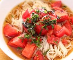 相葉マナブのレシピ・トマトたっぷり素麺